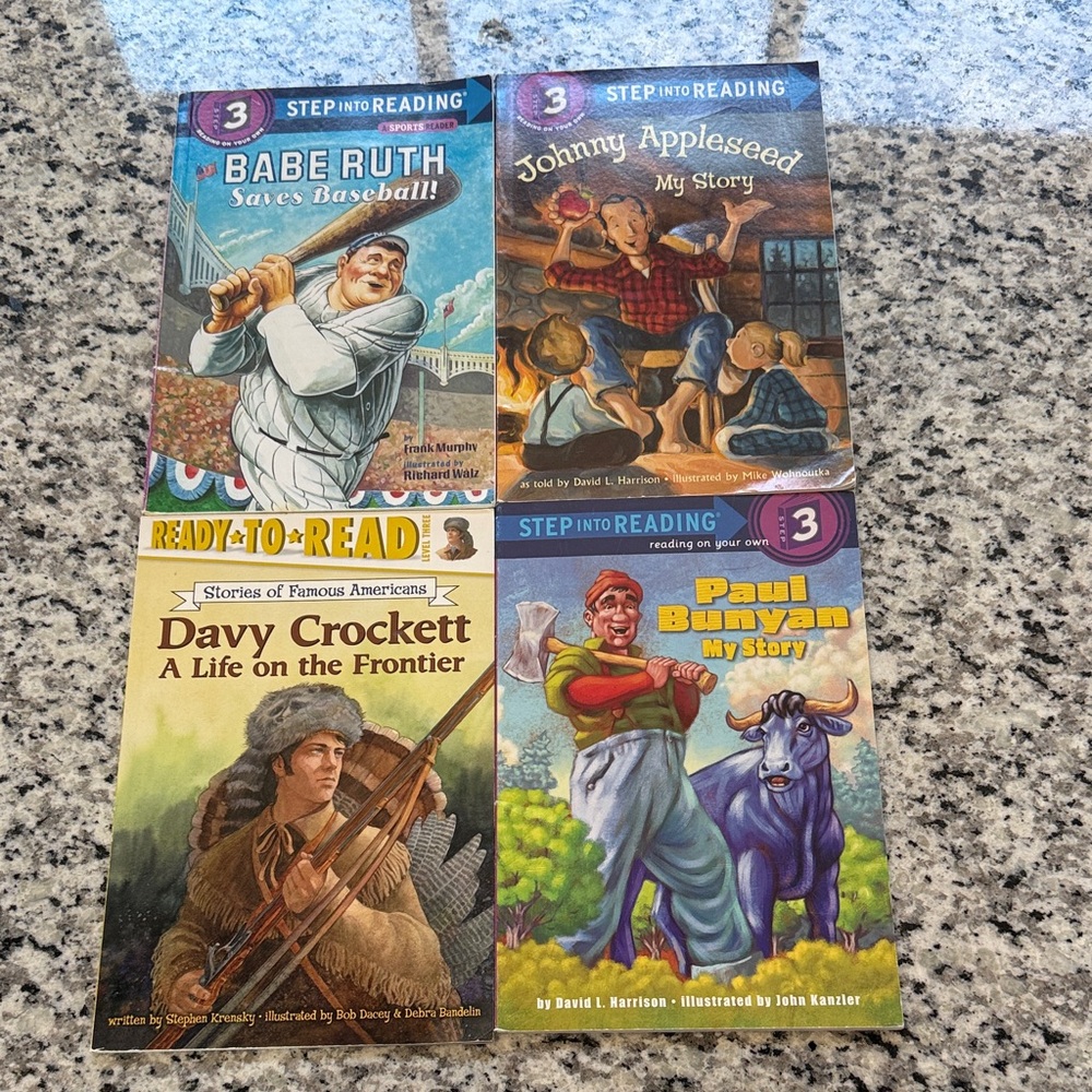 Set of 4 Step Into Reading Books